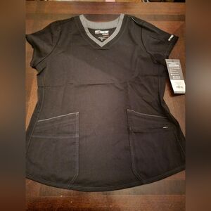 Greys Anatomy two tone vneck scrub top